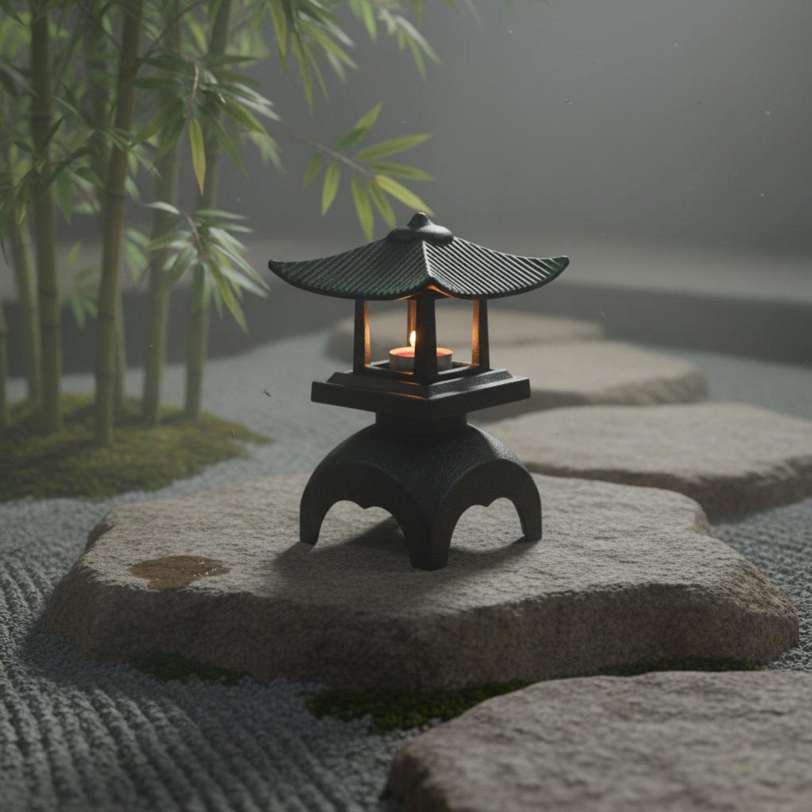 Candle Holder Decor - Элегантный чугунный подсвечник-фонарь в стиле ар-деко