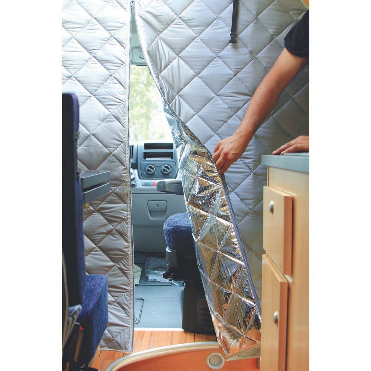 Curtain Curtain - Изолирующая занавеска-разделитель для автофургона, теплоизоляционная занавеска