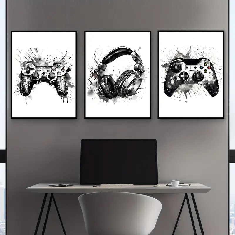 Abstract Canvas Set - 3 безрамочных холста с картинами, 3
