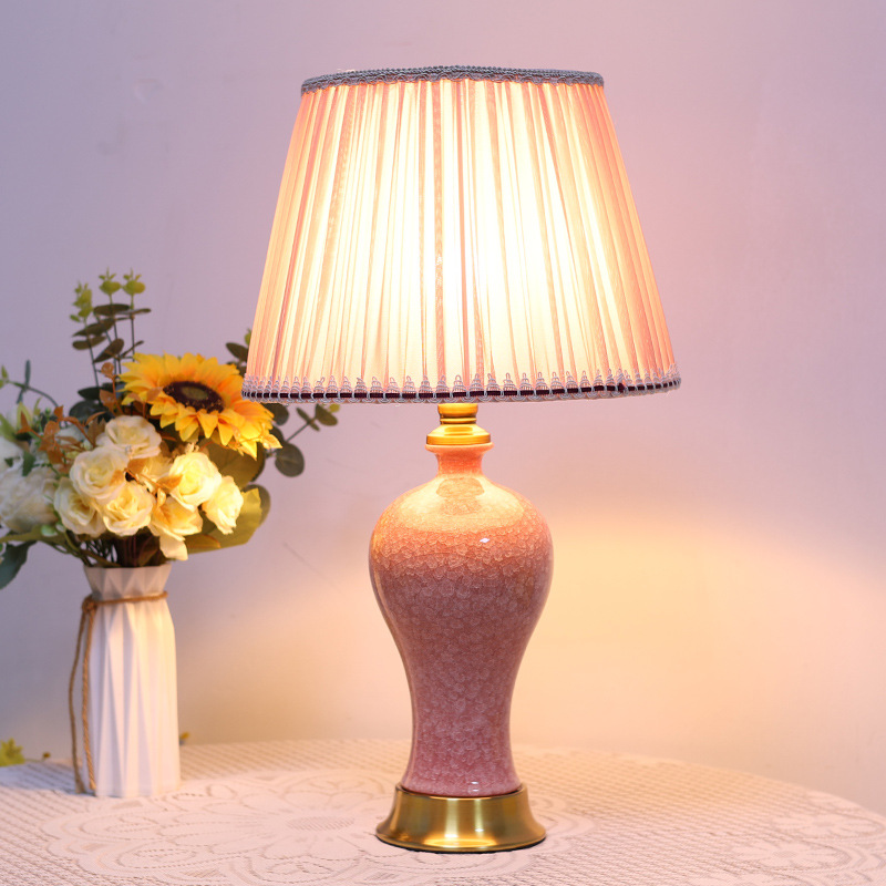 Vase Decor - Керамическая настольная лампа в виде вазы