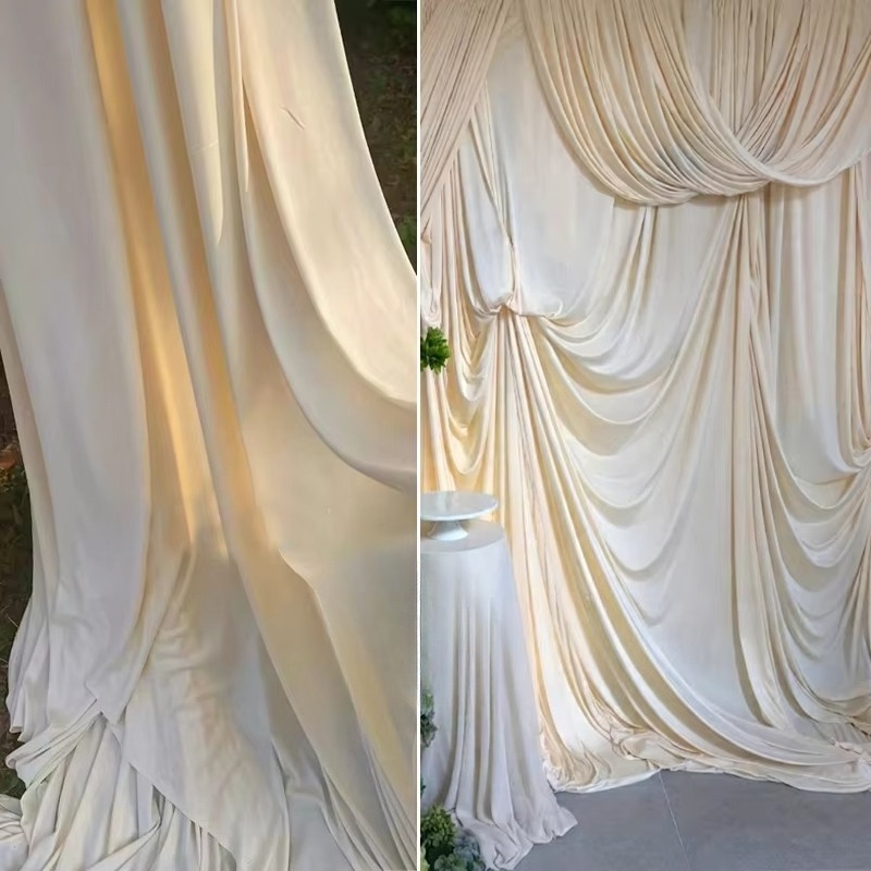 Белая эластичная ткань из моло – обзор и цена Curtain Curtain