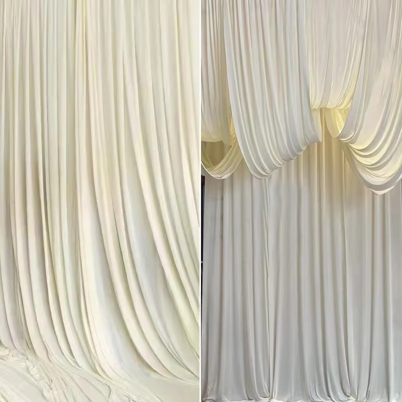 Белая эластичная ткань из моло – обзор и цена Curtain Curtain