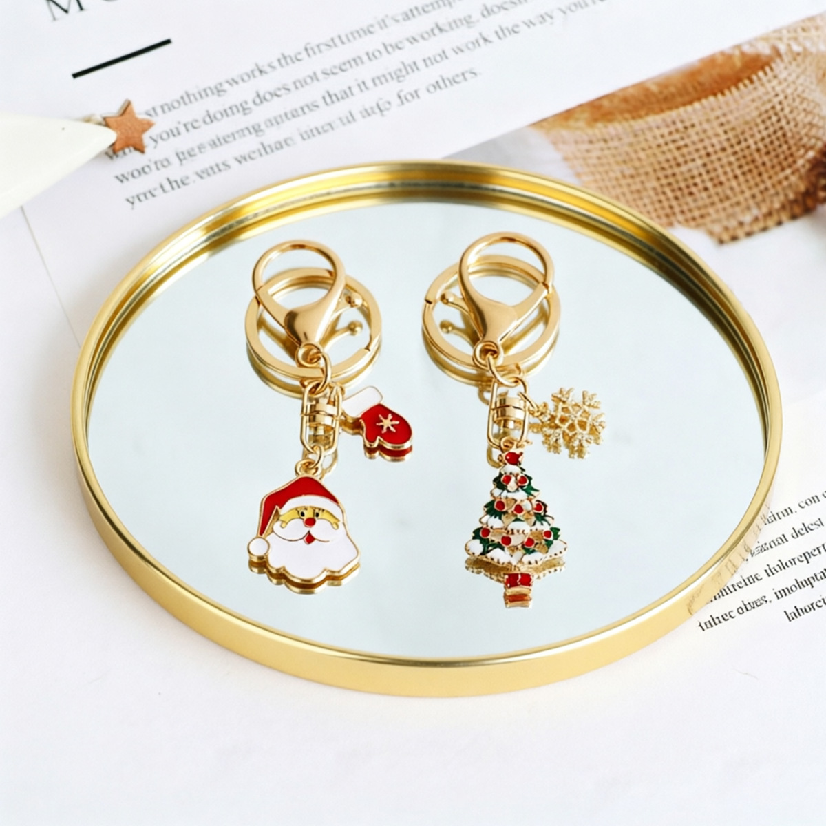 Золотистый круглый поднос с зе – обзор и цена Decorative Mirror