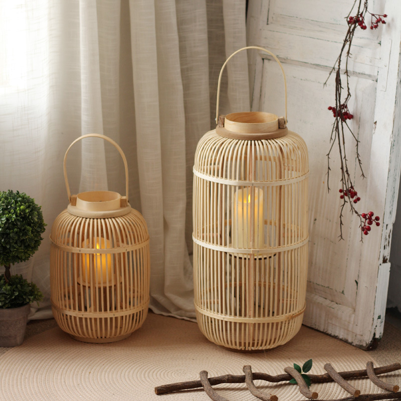 Напольный подсвечник из бамбук – обзор и цена Candle Holder Decor