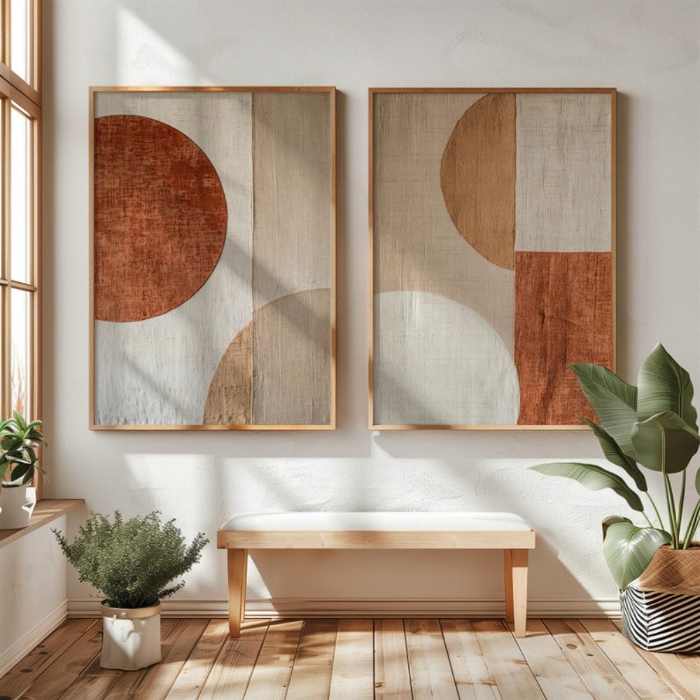 2 шт. безрамных холстовых карт – обзор и цена Abstract Canvas Set