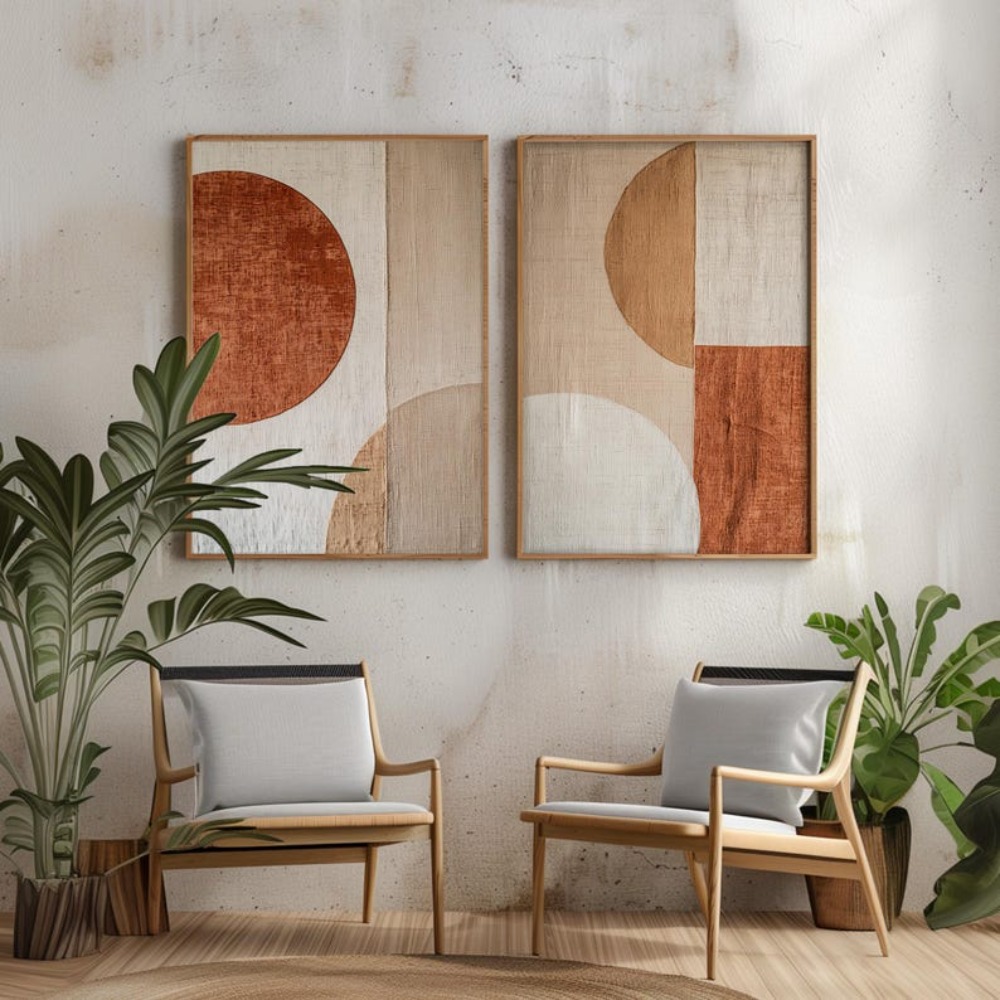 2 шт. безрамных холстовых карт – обзор и цена Abstract Canvas Set