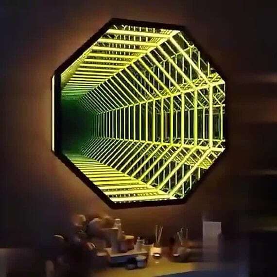 Октаугональное 3D-зеркало-тунн – обзор и цена Decorative Mirror